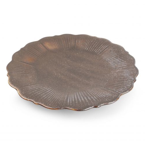 lat bord 29cm bronze floret chic