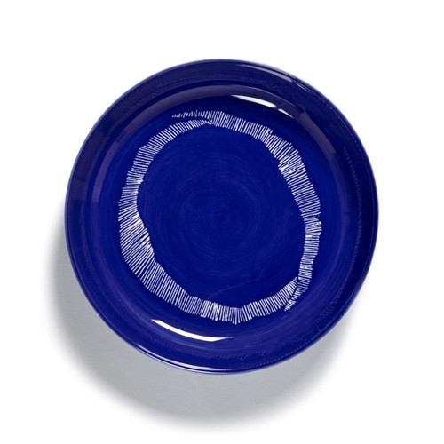 bord hoog diam 22cm kleur blauw wit feast tableware by ottolenghi serax