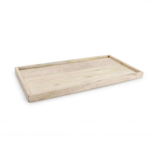 ienblad mangohout rechthoekig afm 36x18cm wood en food