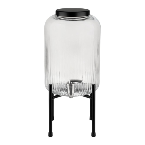 DANKENDISPENSER INH  7L  GLAS TRANSPARANT INCLUSIEF STANDAARD