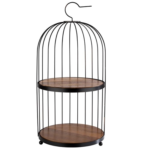 tagere 2 laags birdcage diam 26cm hgt 54cm