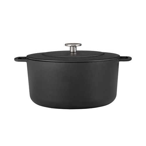 DUTCH OVEN SOUS CHEF GEËMAILLEERD DIAM 32CM ZWART COMBEKK