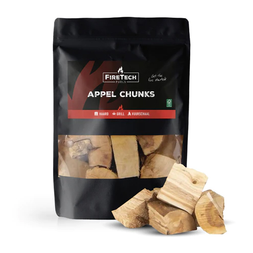 rookhout appel chunks ihn 1 kilo firetech