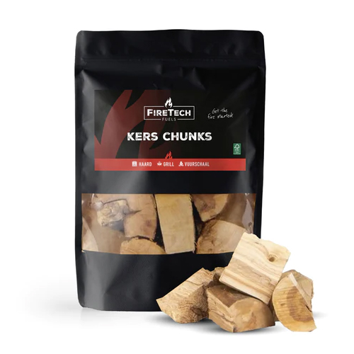 rookhout kersen chunks ihn 1 kilo firetech