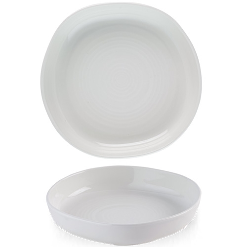 ord opstaande rand diam 23cm hgt 45cm chefs plates white churchill