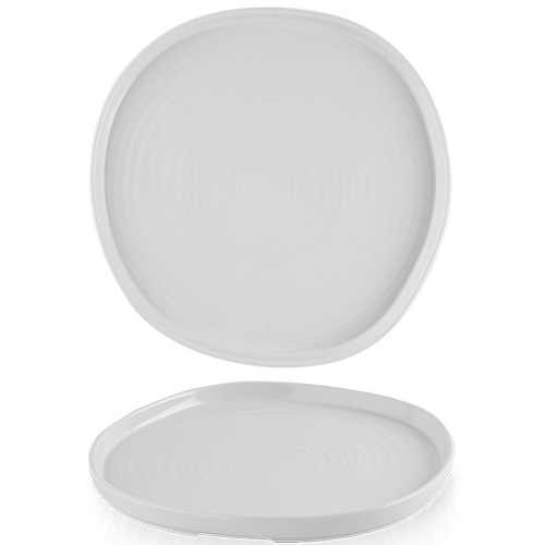 ord opstaande rand diam 26cm hgt 2cm chefs plates white churchill