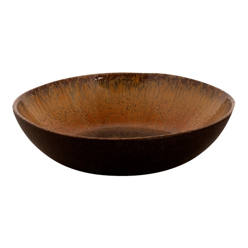 ord diep diam 21cm gold brown cecil stoneware palmer