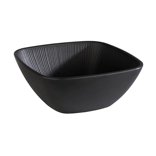 chaal afm 195x195cm hgt 8cm melamine zwart nero