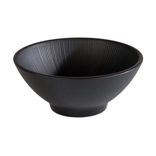 chaal diam 19cm hgt 8cm melamine zwart nero