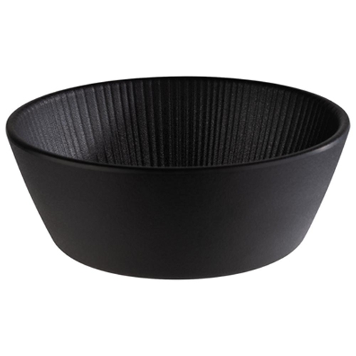 chaal diam 205cm hgt 75cm melamine zwart nero