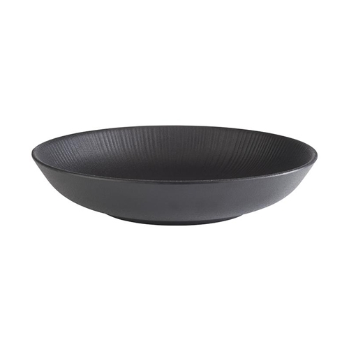 chaal diam 225cm hgt 45cm melamine zwart nero