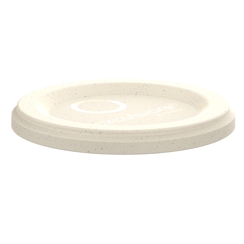 eksel v beker circulcup flat outer diam 80mm beige graphite polypropyleen doos a 234 stuks