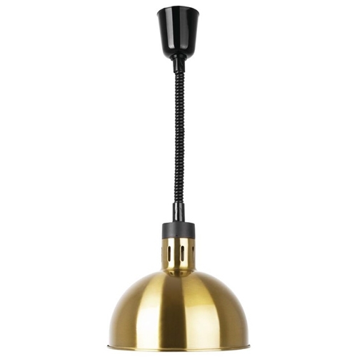 armtelamp verstelbaar diam 20cm hgt 28 152cm 230v 250w goud staal buffalo