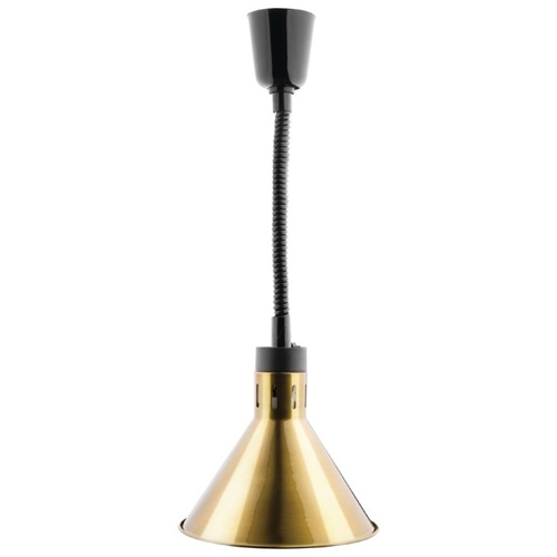 armtelamp verstelbaar diam 22cm hgt 28 152cm 230v 250w goud staal buffalo