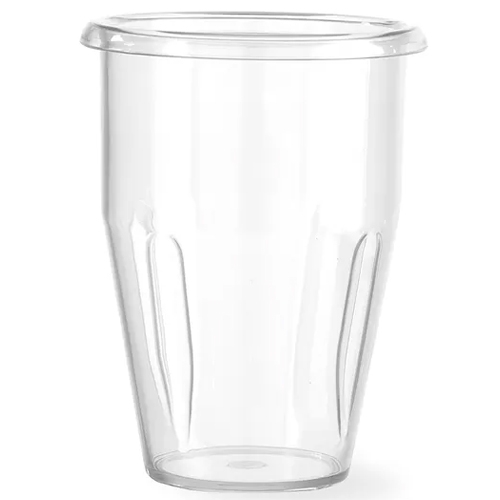 ilkshake beker transparant polycarbonaat design by bronwasser hendi