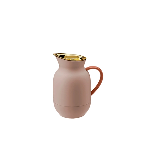 soleerkan laag inh 1ltr soft peach amphora stelton