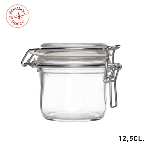 eckpot fido glas inh 125cl rond rocco bormioli