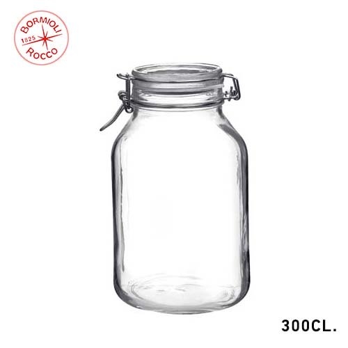 eckpot fido glas inh 300c vierkant rocco bormioli