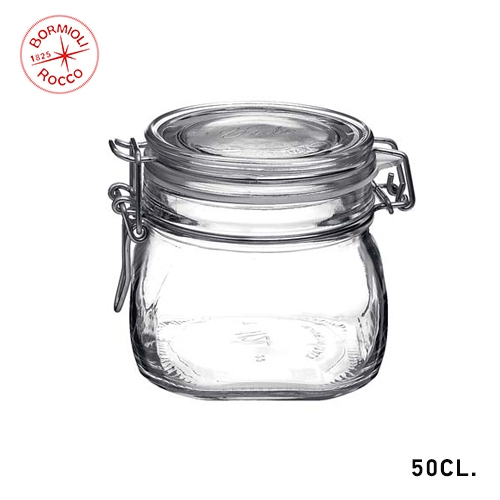eckpot fido glas inh 50cl vierkant rocco bormioli