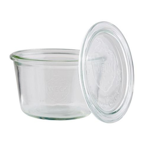 eckpot glas inh 37cl rond incl deksel weck