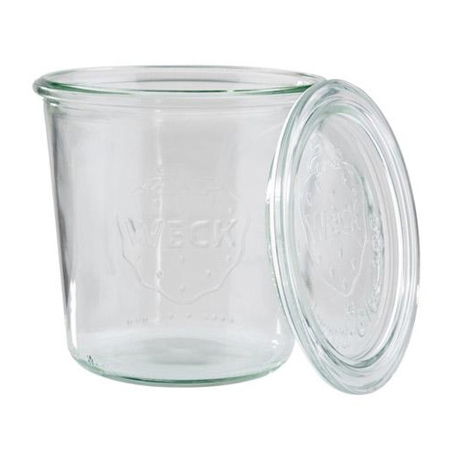 eckpot glas inh 58cl rond incl deksel weck