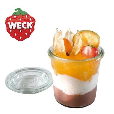 eckpot glas inh 85cl set 6 st rond incl deksel weck