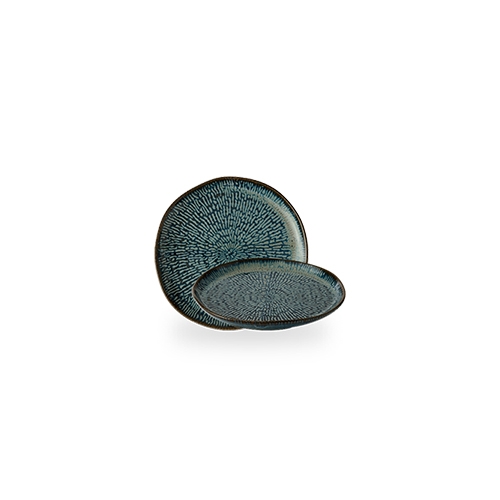 ord coupe plat diam 16cm envisage cascade sapphire blue churchill
