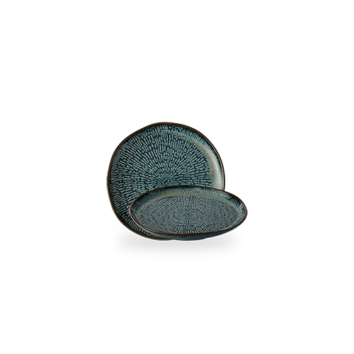 ord coupe plat diam 22cm envisage cascade sapphire blue churchill