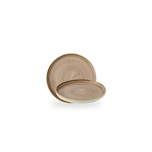 ord plat opstaande rand diam 21cm truffle stonecast churchill