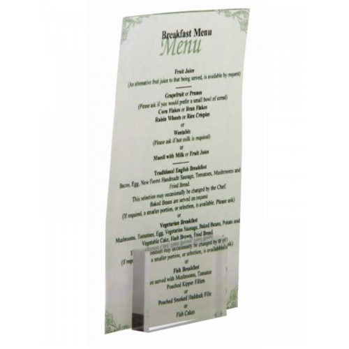 menukaarthouder acryl dm203