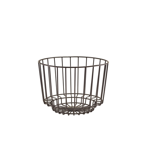 resentatiemand staal diam 25cm hgt 18cm kleur zwart