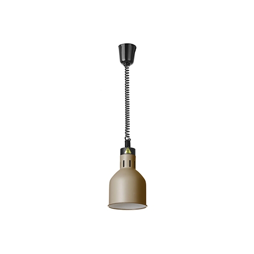 armtelamp verstelbaar cylindrisch beige 230v 250w diam 175cm hendi