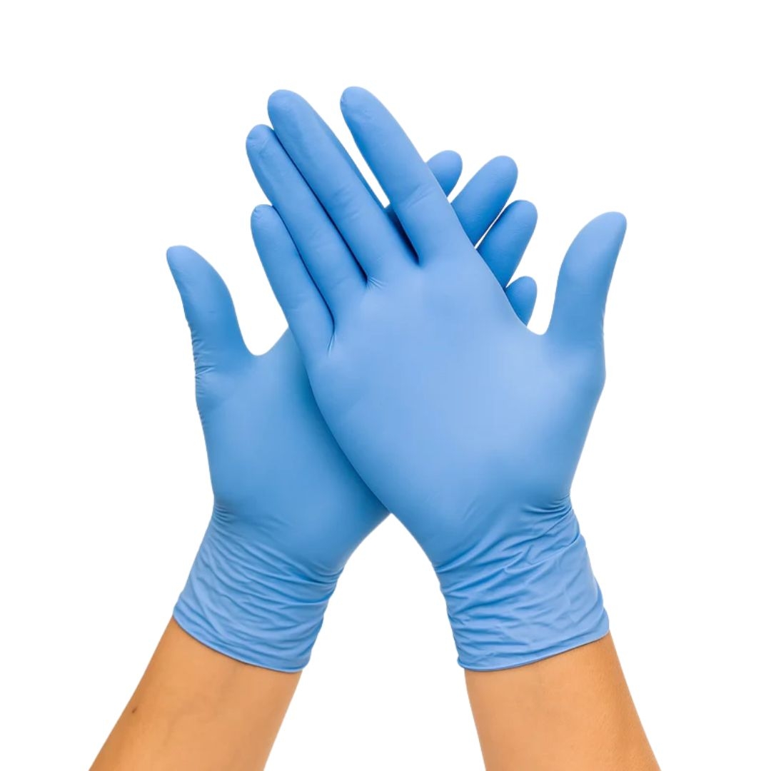 itril handschoen blauw l 1ds 10x100st