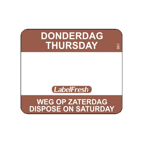 abelfresh easy 500 labels donderdag thursday weg op