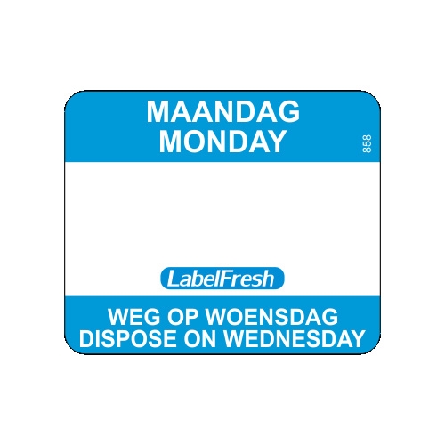 abelfresh easy 500 labels maandag monday weg op
