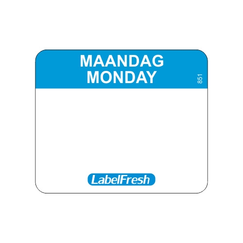 abelfresh easy 500 labels maandag monday