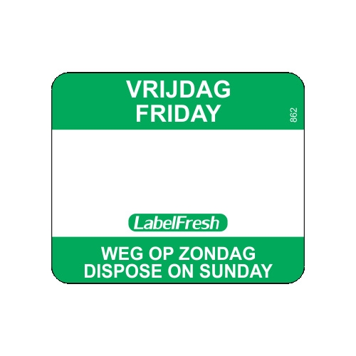 abelfresh easy 500 labels vrijdag friday weg op