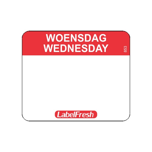 abelfresh easy 500 labels woensdag wednesday