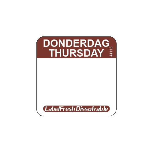 abelfresh easy oplosbaar 500 labels donderdag thursday