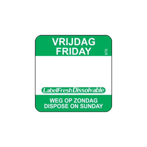 abelfresh easy oplosbaar 500 labels vrijdag friday weg op