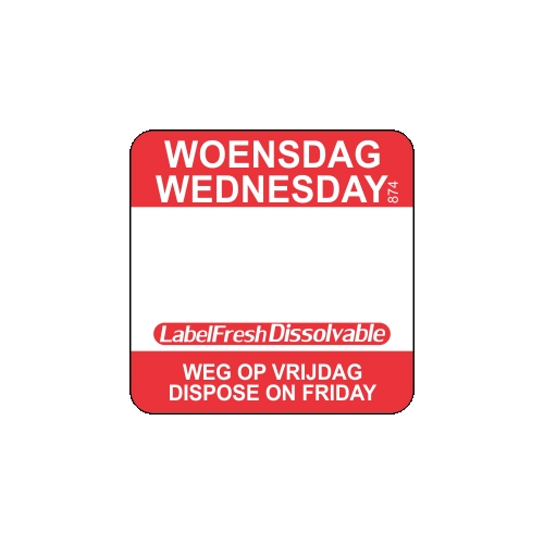 abelfresh easy oplosbaar 500 labels woensdag wednesday weg op