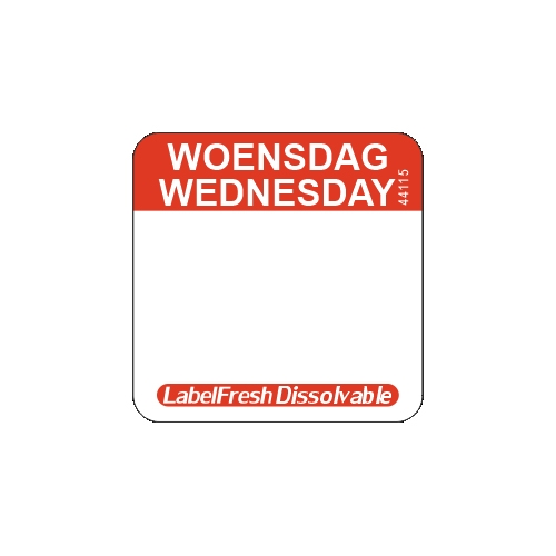 abelfresh easy oplosbaar 500 labels woensdag wednesday