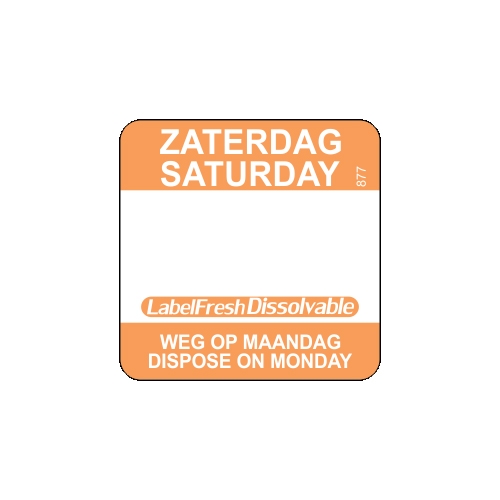 abelfresh easy oplosbaar 500 labels zaterdag saturday weg op