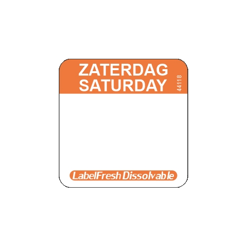 abelfresh easy oplosbaar 500 labels zaterdag saturday