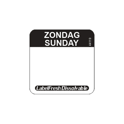 abelfresh easy oplosbaar 500 labels zondag sunday