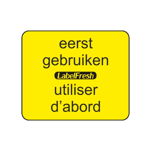 abelfresh warning 1000 labels eerst gebruiken