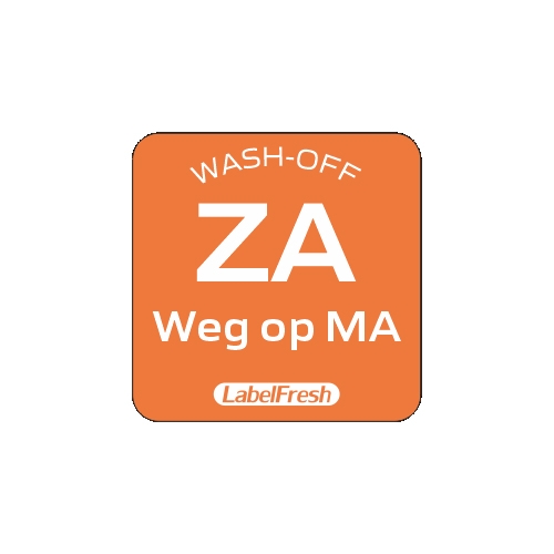 abelfresh 500 labels wash off zaterdag nl met weg op