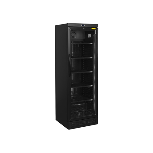 oelkast met glazen deur ku 385 g ii afm 595x640x1840mm 230v 3700w zwart nordcap