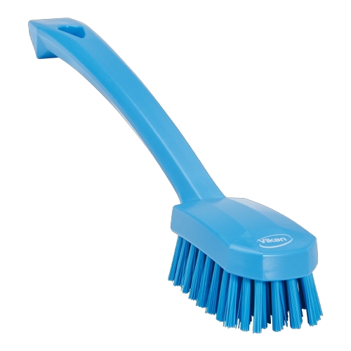 fwasborstel universeel 26cm polyester vezels blauw vikan