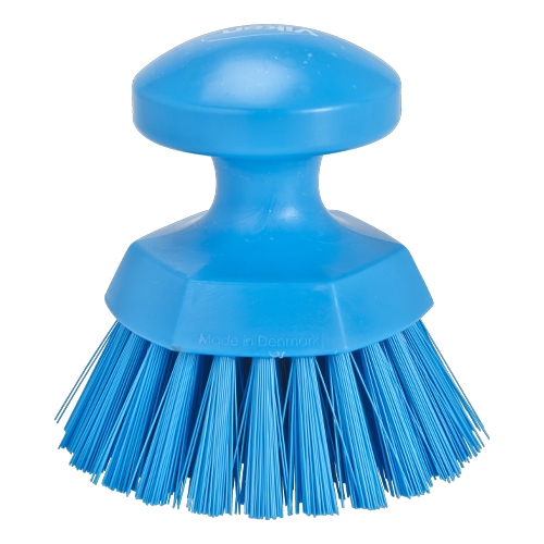 erkborstel rond diam 11cm blauw vikan